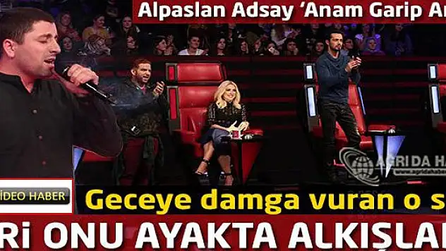 O ses Türkiye Yarışmasına Ağrılı Alpaslan Adsay Damgasını Vurdu
