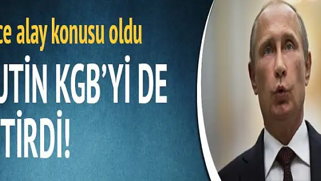 Putin KGB'nin façasını çizdi Sosyal Medyada Alay Konusu Oldu