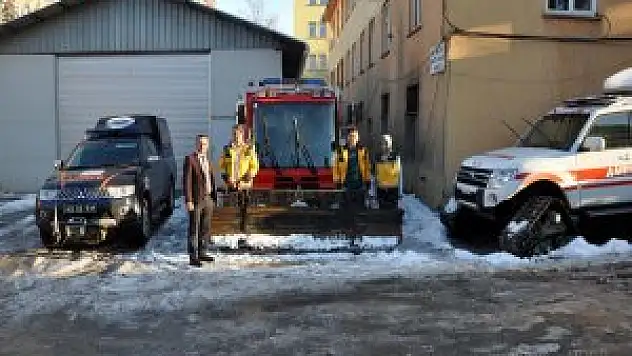 Muş'ta, 112 ekipleri kışa hazırlanıyorlar