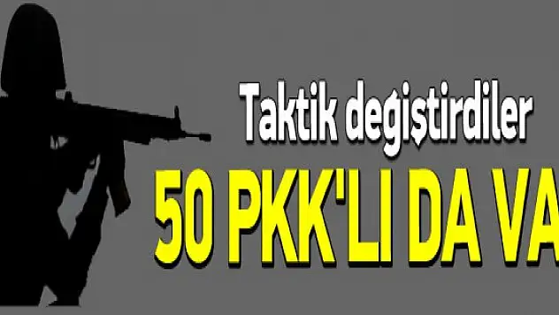 Diyarbakır'da PKK taktik değiştirdi! 50 teröristte kanas var !