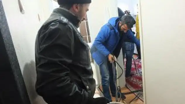 Muş'ta soğuk havadan dolayı su şebekeleri dondu