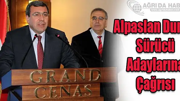 DASKEF Başkanı Alpaslan Dumlu Sürücü Adaylarına Çağrısı