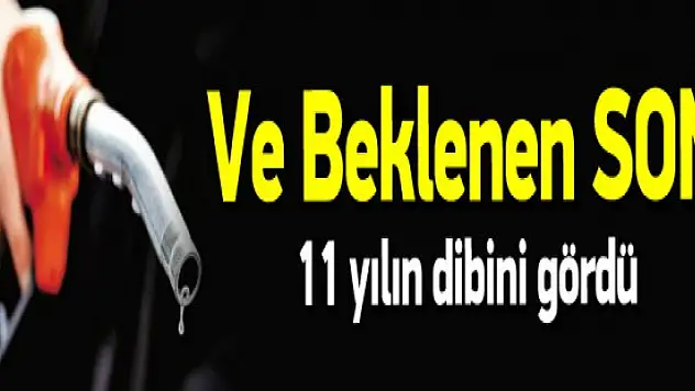 Petrol son 11 yılın en düşük seviyesine geldi ! işte nedeni ?