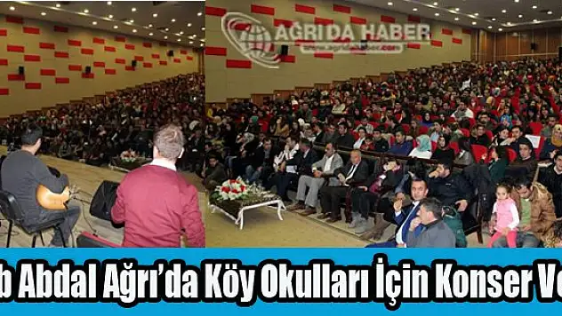 Ağrı'da köy okulları yararına konser verildi