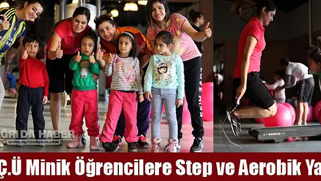 A.İ.Ç.Ü Minik Öğrencilere Step ve Aerobik Yaptı