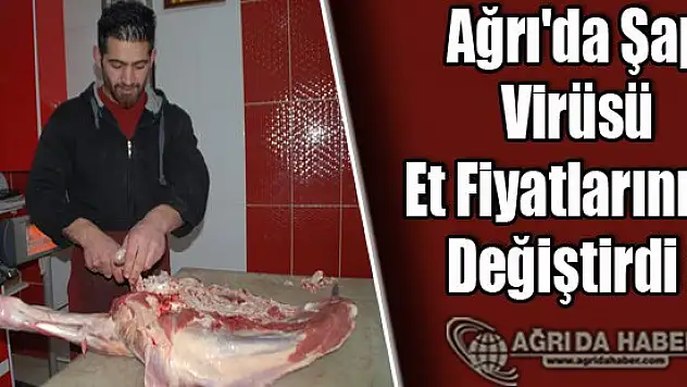 Ağrı'da Şap Virüsü Et Fiyatlarınıda Değiştirdi ?