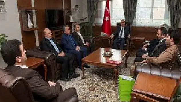 Vali Taşyapan İran Heyetini Kabul Etti