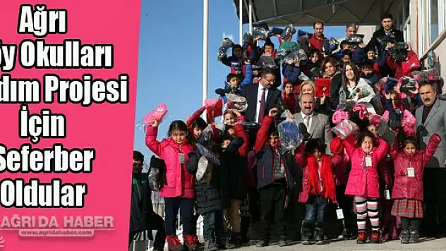 Ağrı Köy Okulları Yardım Projesi İçin Seferber Oldular