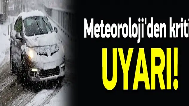 Meteoroloji'den kritik uyarı! Kar'ın Etkili Olacağı Şehirler ?