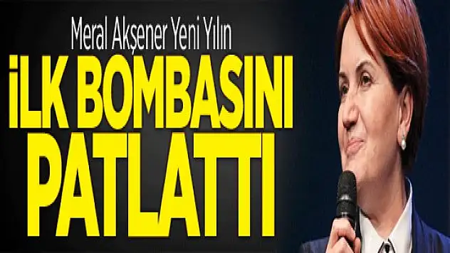 Meral Akşener'den 2016'nın Siyasette İlk Bombası