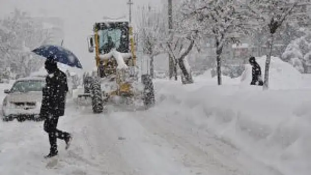 Muş'da yoğun kar yağışı