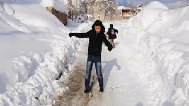 Bitlis'de Pimapenli Kayak Keyfi