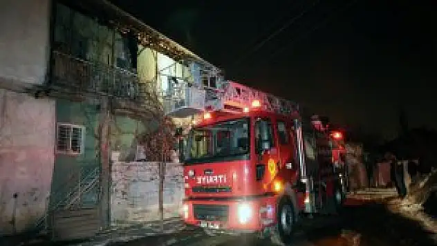 Malatya'da Ev Yandı