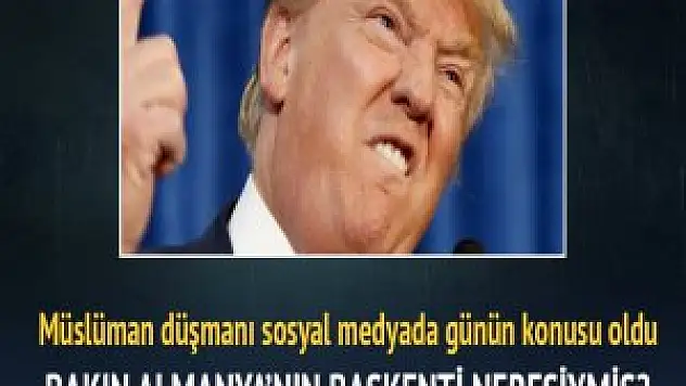 Trump Paris'i Almanya'nın başkenti zannetti