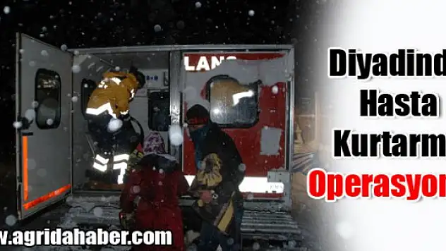 Diyadinde Hasta Kurtarma Operasyonu