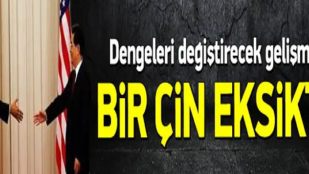 Ortadoğu'da dengeleri değiştirecek Çin hamlesi işte nedeni ?
