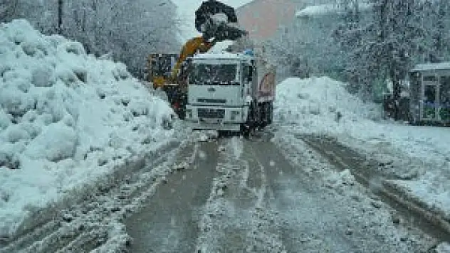 Muş Belediyesinin Karla Mücadele çalışması