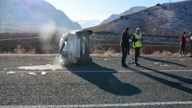 Erzurum'da Otomobil Takla Attı çok sayıda ölü ve yaralı