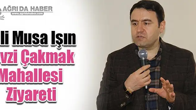Vali Musa Işın Fevzi Çakmak Mahallesi Ziyareti