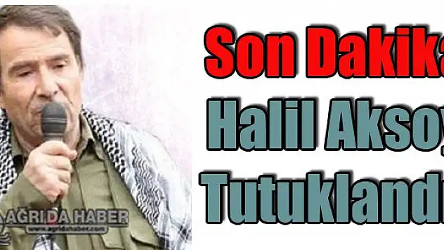 Son dakika 24.Dönem HDP Ağrı Milletvekili Halil Aksoy Tutuklandı