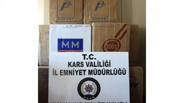 Kars'ta Kaçak Sigara Operasyonu