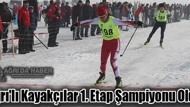 Ağrı'lı Kayakçılar 1. Etap Şampiyonu Oldu