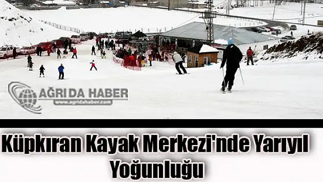 Ağrı Küpkıran Kayak Merkezi'nde Yarıyıl Yoğunluğu