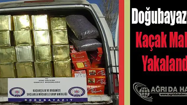 Doğubayazıt'ta Gümrük Kaçağı Olan Mallar Yakalandı