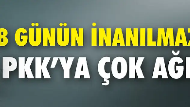 Pkk'ya Büyük  Darbe !