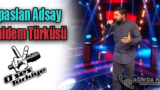 Alpaslan Adsay Zahidem Türküsü O Ses Türkiye