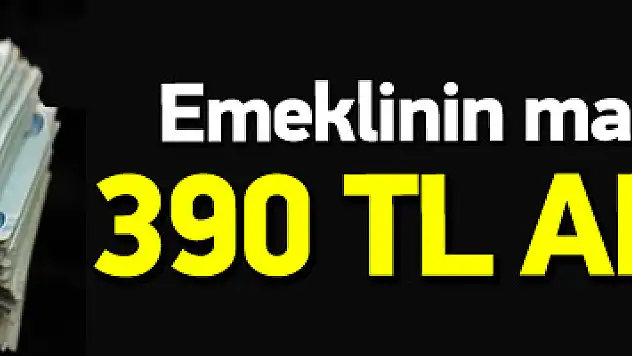 Emeklinin maaşı 3 zamla 390 lira artacak