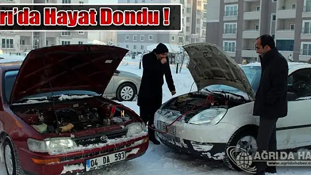 Ağrı Son Yılların En Soğuk Gününü Yaşadı