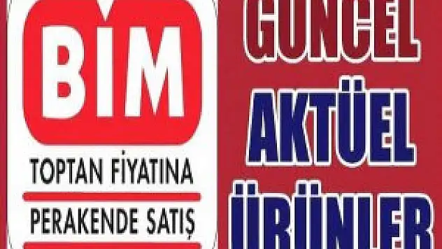 İşte Merak edilen BİM 29 Ocak 2016 Aktüel Ürünleri