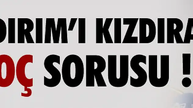 Aziz yıldırım'ı kızdıran ali koç sorusu !