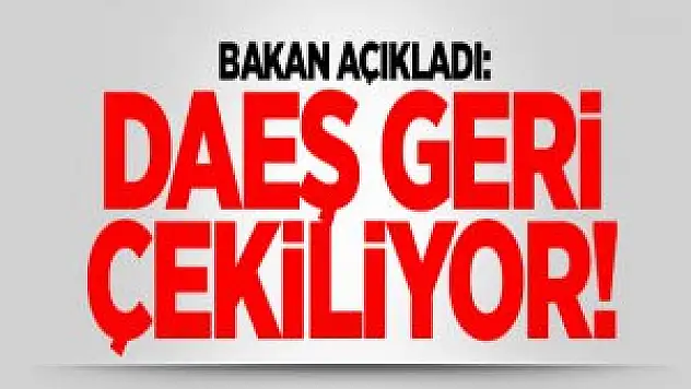 DAEŞ sonunda geri çekiliyor