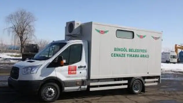 Tbb'den Bingöl Belediyesi'ne Cenaze Yıkama Aracı