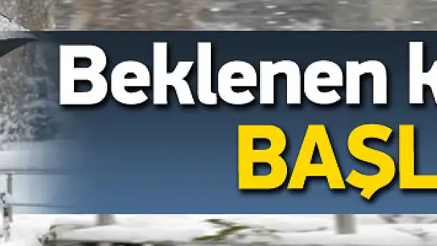 Önce yağmur sonra kar geliyor