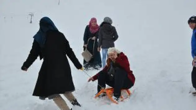 Muş'ta Kayak Merkezine İlgi çok