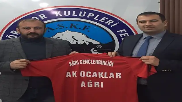 Ağrı AK Ocaklar Derneğinden ASKF'ye Ziyaret
