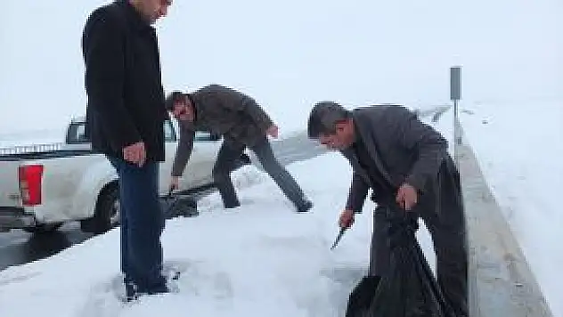 Muş'ta Doğaya Yem Bırakıldı