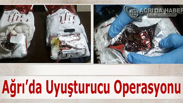 Ağrı'da Durdurulan Otobüste 2 Kilo Esrar Ele Geçirildi