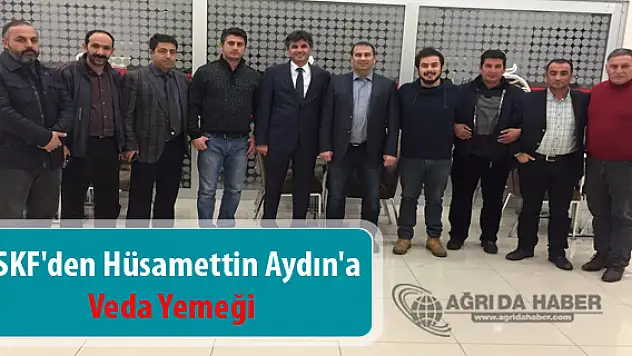 ASKF'den Hüsamettin Aydın'a Veda Yemeği