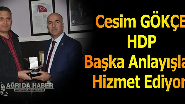 Ak Parti Ağrı Milletvekili Cesim Gökçe HDP Başka Anlayışlara Hizmet Ediyor