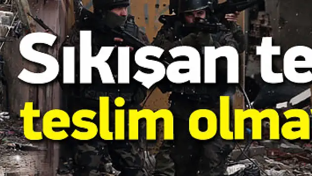 Sur'da sıkışan PKK'lıar teslim olmaya başladı