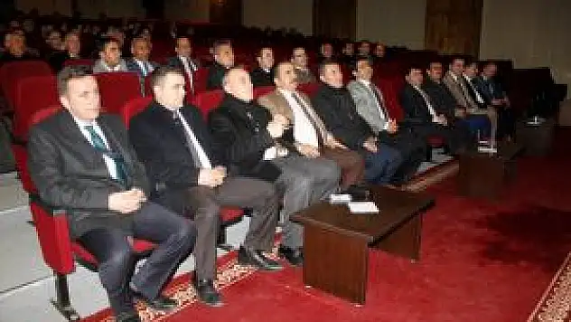 Okul Müdürlerine Seminer Verildi