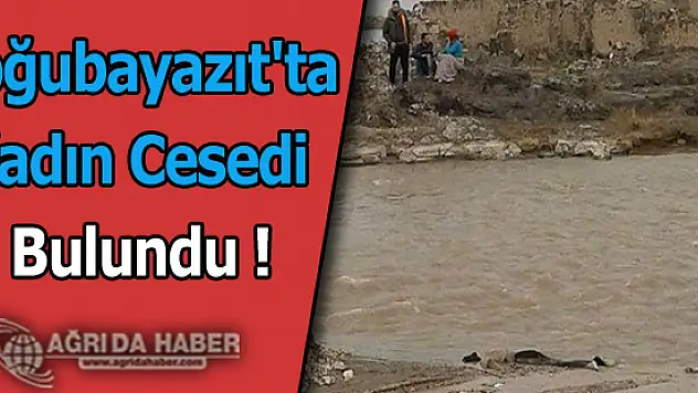 Doğubayazıt'ta Derede Kadın Cesedi Bulundu !