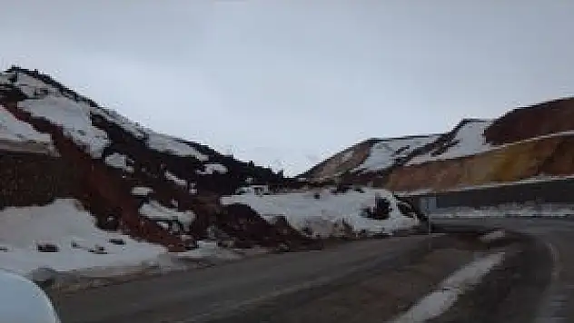 Bingöl Yolunda Heyelan