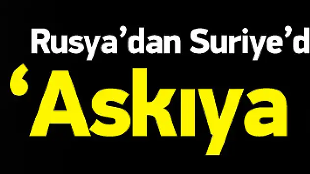 Rusya: Hava saldırılarını askıya aldık