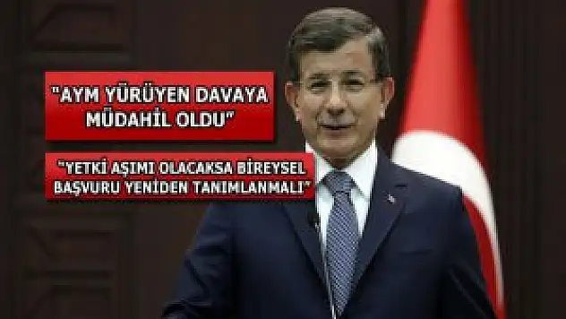 Davutoğlu'ndan Dündar ve Gül'ün tahliyesi