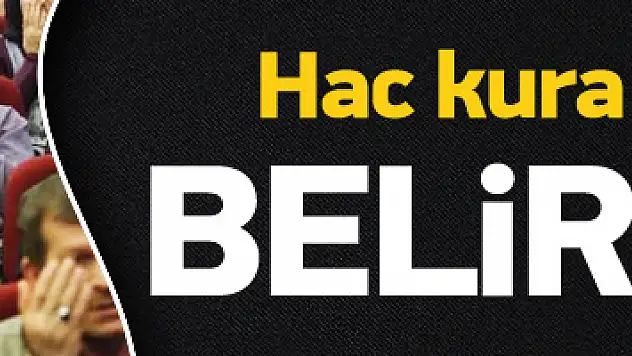 Hacı adayları kura çekimi ile belirlendi